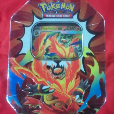 Sealed Pokemon Trading Card Game Mega Evolution Ascended Heroes Tin Featuring Mega Emboar ex