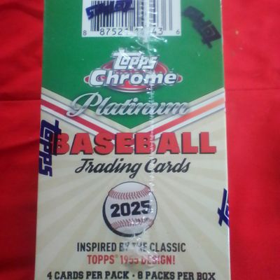 2025 Topps Chrome Platinum Baseball Sealed Value Box
