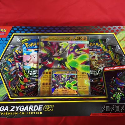 Sealed Pokémon Trading Card Game Mega Zygarde EX Premium Collection Box Set