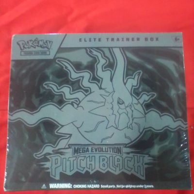 Sealed Pokémon Trading Card Game Mega Evolution Pitch Black Elite Trainer Box