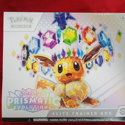 Pokémon TCG Scarlet and Violet Prismatic Evolutions Elite Trainer Box