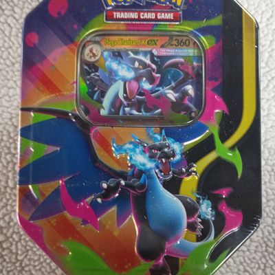 Sealed Pokemon TCG Mega Charizard Tin Mega Evolution Series