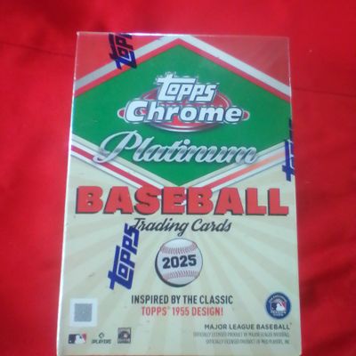 2025 Topps Chrome Platinum Anniversary Baseball Value Box Factory Sealed