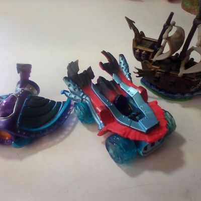 Three Activision Skylanders SuperChargers Vehicles