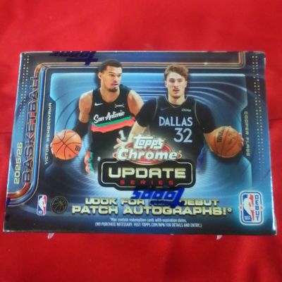 2025/26 Topps Chrome Update Series Basketball Blaster Box Factory Sealed