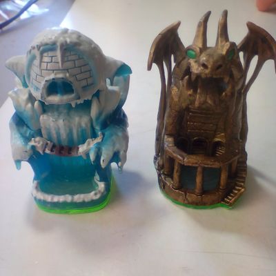 Two Activision Skylanders Spyro’s Adventure Expansion Pack Location Figures