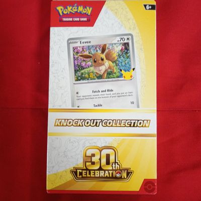 Sealed Pokémon TCG 30th Celebration Knock Out Collection Featuring Eevee Foil Promo