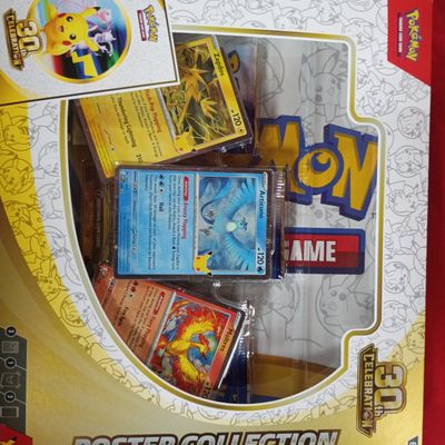 Pokemon Trading Card Game 30th Celebration Poster Collection Sealed Box