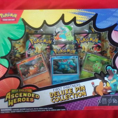 Pokemon Trading Card Game First Partners Deluxe Pin Collection Mega Evolution Ascended Heroes