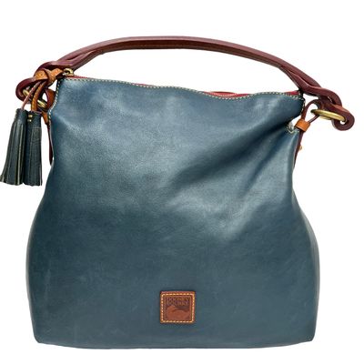 Dooney & Bourke Florentine Twist Strap Hobo Bag in Teal