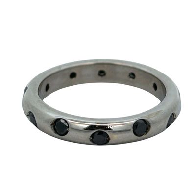 Black Diamond Eternity Band Ring