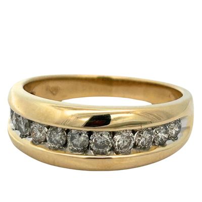 Mens Diamond Band Ring
