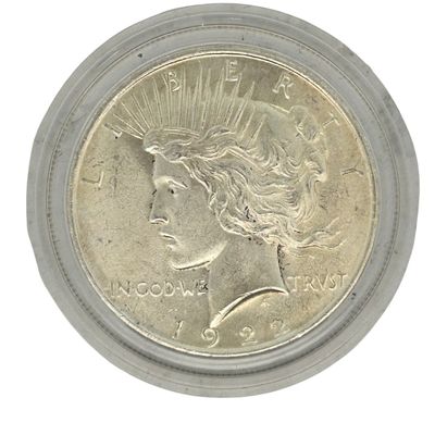 1922 Peace Silver Dollar Choice BU