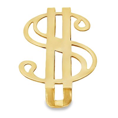 14K Dollar Sign Money Clip