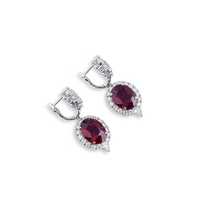 Tourmaline & Diamond Earrings