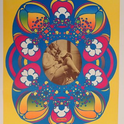 Peter Max Original Split Fountain Technique Lithograph