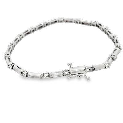 14K Natural Diamond Bracelet
