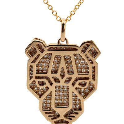 EFFY Signature Panther Diamond Pendant on Chain