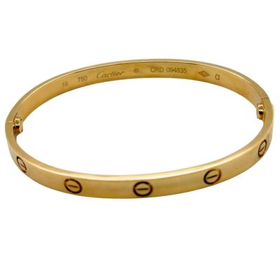 Cartier 18K Yellow Gold Love Bracelet