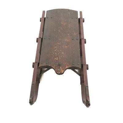 Wood/Metal Snow Sled