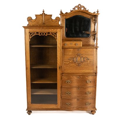 Quarter-sawn Oak 'Larkin-style" Secretary Desk