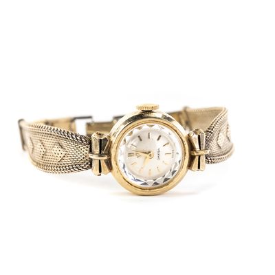 Ornate Ladies Omega 10k G.F Mechanical Dress Watch