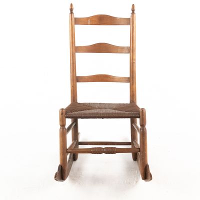 Ladder-Back Child's Rocking Chair