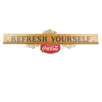 Coca-Cola Refresh Yourself Kay Advertising Sign