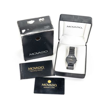 Movado Museum Ultra Thin Black Sapphire 84-40-880A