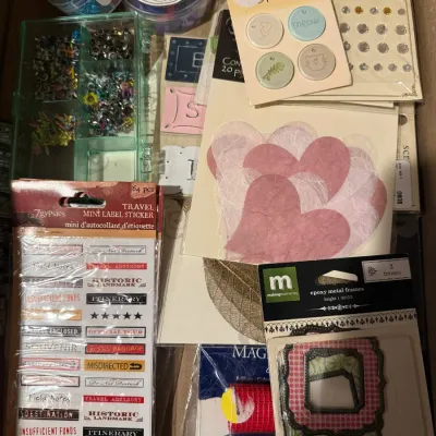 Scrapbooking supplies