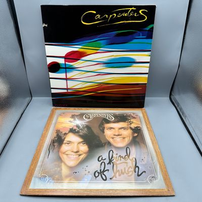 1977 A&M Records The Carpenters Passage & 1976 A&M Records A Kind of Hush Vinyl Albums - SP-4581 & SP-4703