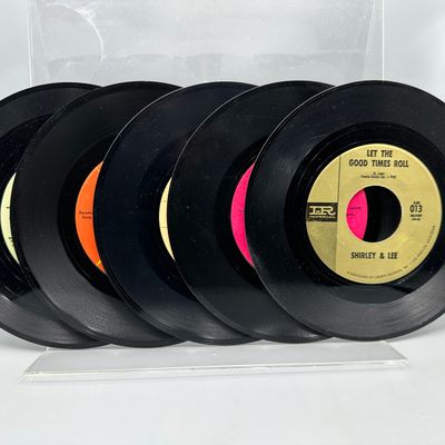 (5) Assorted Finesse, Parkway, Josie, Super Music, and Imperial Label 45 RPM Records - Doo-Wop and R&B