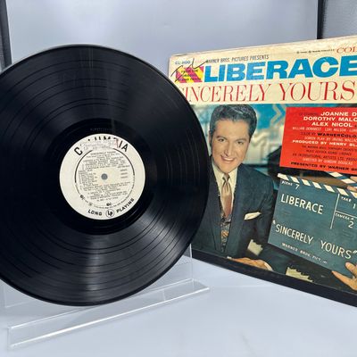 1956 Columbia Liberace Sincerely Yours Soundtrack Promo Vinyl Album - CL 800