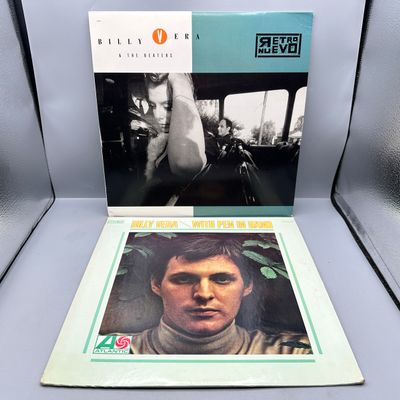 1988 Capitol Records Billy Vera & The Beaters Retro Nuevo & 1968 Atlantic Records Billy Vera With Pen In Hand Vinyl Albums - SD...