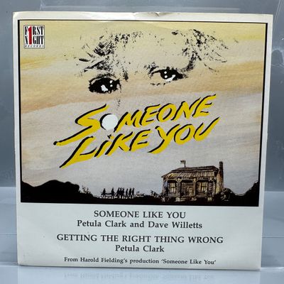 1990 First Night Records Petula Clark & Dave Willetts Someone Like You 45 RPM Record - #SCORE 23 - Featuring music from the stage...