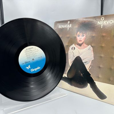 1982 Chrysalis Records Pat Benatar Get Nervous Vinyl Album - CHR 1396