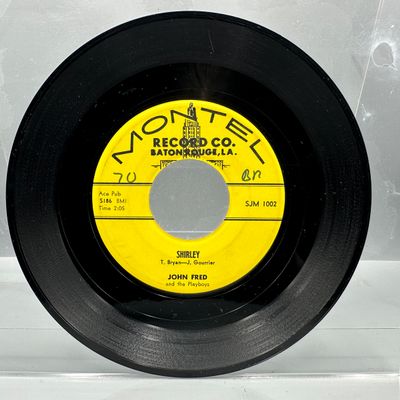 1958 Montel Record Co. John Fred And The Playboys Shirley / My Love For You 45 RPM Record - #SJM 1002 - Early Louisiana Swamp Pop...