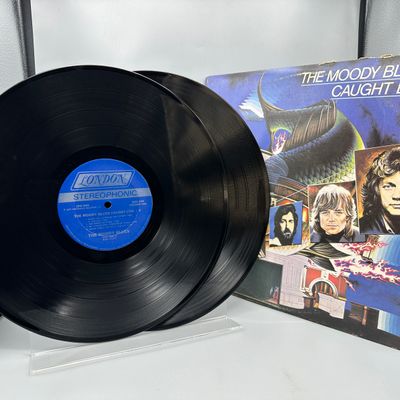 1977 London Stereophonic Records The Moody Blues Caught Live +5 Double LP Vinyl Album - 2PS 690
