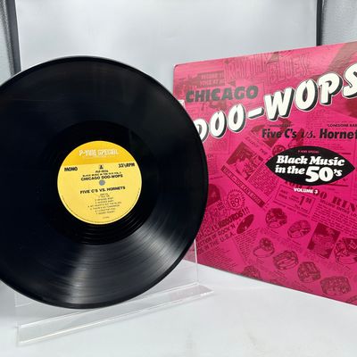 1981 P-Vine Special Records Chicago Doo-Wops Black Music in the 50s Vol. 3 Five Cs vs. Hornets Japanese Vinyl Album - PLP-9036