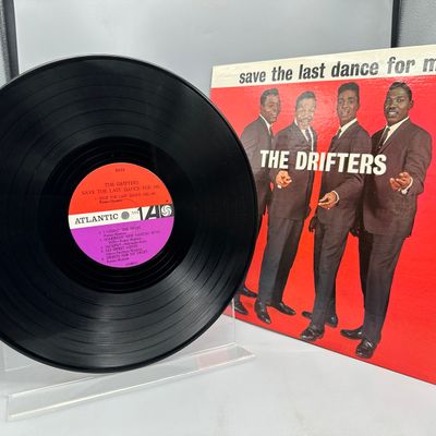 1962 Atlantic Records The Drifters Save The Last Dance For Me Vinyl Album - 8059