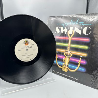 1982 RCA 'Hooked on Swing' by Larry Elgart W/ 1981 Carrere 'Stars On Long Play' by Stars On Vinyl Record Inside -...