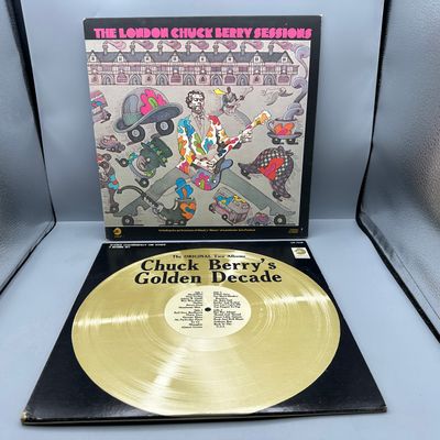 1972 Chess Records Chuck Berry The London Sessions & 1967 Chess Records Chuck Berry's Golden Decade Vinyl Albums - LPS-1514-1...