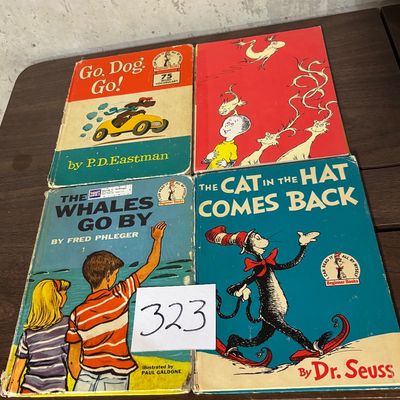 Lot of Dr Seuss Hardcover Grolier Book Club Edition Books