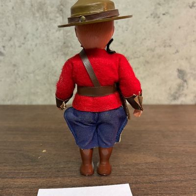 Vintage 1950's Rogark Wales Canadian Royal Mounty Doll