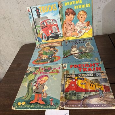 vintage Rand McNally Elf Books