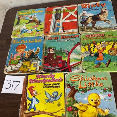 Vintage Whitman Publishing "Tell-A-Tale" Book Lot