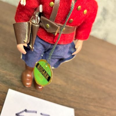 Vintage 1950's Rogark Wales Canadian Royal Mounty Doll