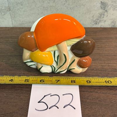 Vintage 1973 Arnel's Mushroom Ceramic Napkin Holder