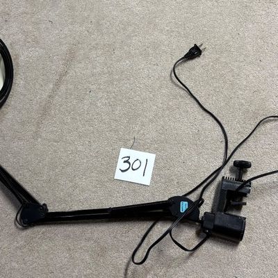 Table reading Lamp light Swing Arm Adjustable Base Clamp