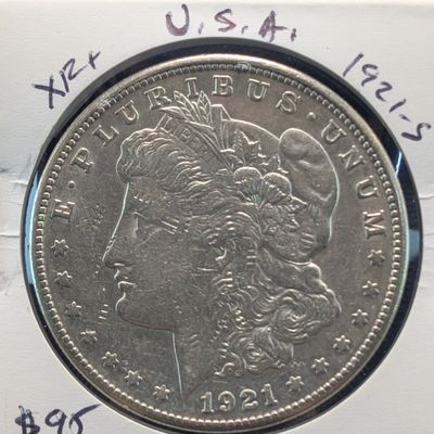 1921-S Morgan 90% Silver Dollar